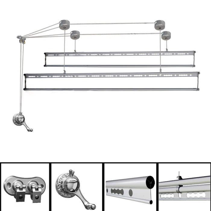 Giàn phơi quần áo 4 thanh phơi nhập khẩu Korea K-2667